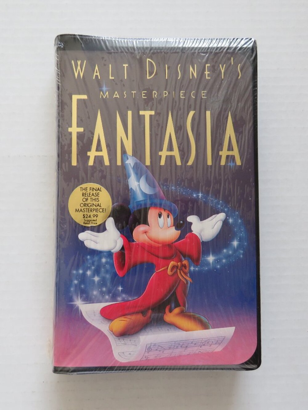 Fantasia Masterpiece Walt Disney's VHS New Tape, 1991 Factory Sealed